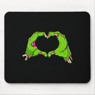 Hart Zombies Halloween Grappig Liefde Horror Heren Muismat