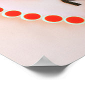 hart zonnebril waarde poster papier mat (Hoek)