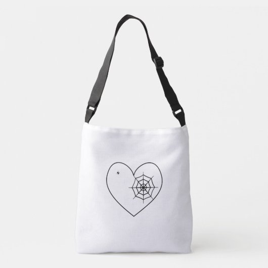 Hart - Zwart - Emo - Tas (Achterkant)