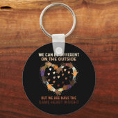 Hart Zwart Geschiedenis Maand Afrikaans Trots Amer Sleutelhanger (Voorkant)