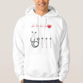Hartaandoeningen Hartaandoeningen Hartaandoeningen Hoodie (Voorkant)