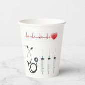 Hartaandoeningen Hartaandoeningen Hartaandoeningen Papieren Bekers (Voorkant)