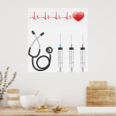 Hartaandoeningen Hartaandoeningen Hartaandoeningen Poster (Keuken)