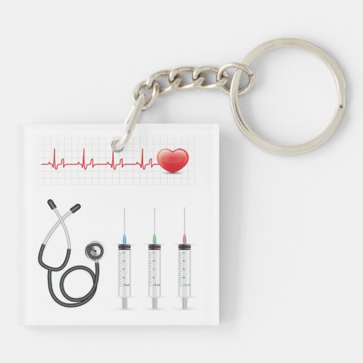 Hartaandoeningen Hartaandoeningen Hartaandoeningen Sleutelhanger (Achterkant)