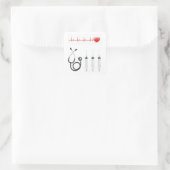 Hartaandoeningen Hartaandoeningen Hartaandoeningen Vierkante Sticker (Tas)