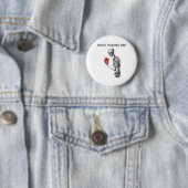 Hartaanslag Moeder Skelet Mens Hartziekte Gra Ronde Button 5,7 Cm (In situ)