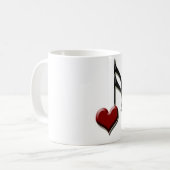 Hartaantekening Koffiemok (Voorkant links)