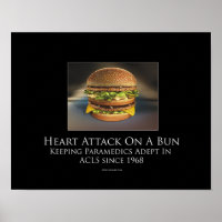 Hartaanval op een Motivatie Poster zonder grenzen