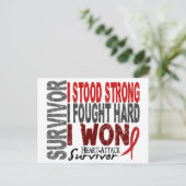 Hartaanval Overleving 4 Hartziekte Briefkaart (Staand voorkant)