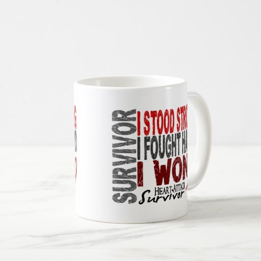 Hartaanval Overleving 4 Hartziekte Koffiemok (Voorkant rechts)