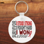 Hartaanval Overleving 4 Hartziekte Sleutelhanger (Voorkant)