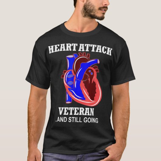 Hartaanval Survivor Gift Funny Quote T-shirt (Voorkant)