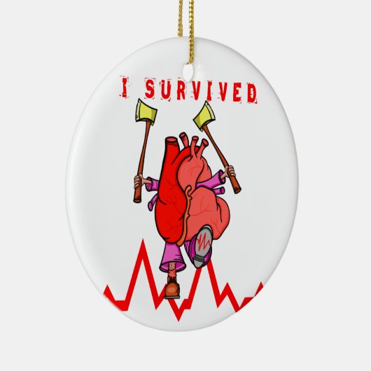 Hartaanval Survivor Keramisch Ornament (Rechts)