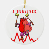 Hartaanval Survivor Keramisch Ornament (Voorkant)