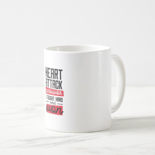 Hartaanval Survivor Koffiemok (Voorkant rechts)