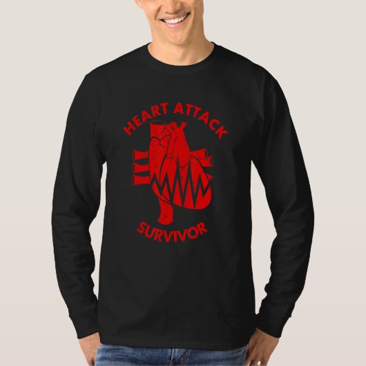 Hartaanval Survivor T-shirt (Voorkant)