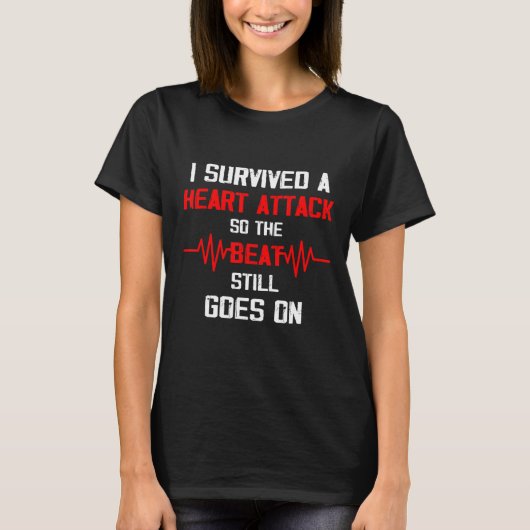 Hartaanval Survivor T-shirt (Voorkant)