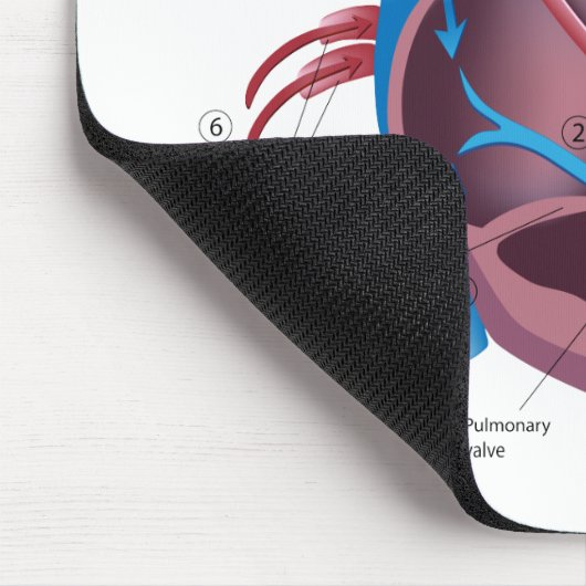 Hartanatomiemousepad Muismat (Hoek)