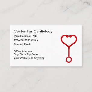 Hartarts Cardiologie Medisch Centrum Visitekaartje