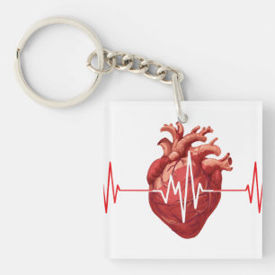 hartarts cardioloog Ik hoor je Compassie Sleutelhanger
