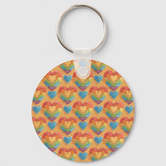 Hartautisme Sleutelhanger (Voorkant)
