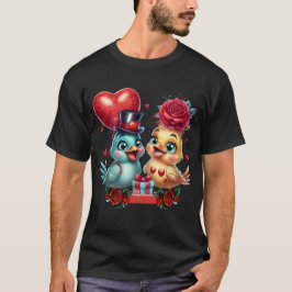 Hartballon en Roos magie: een gevederde Romance, T-shirt