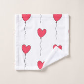 Hartballonnen Bad Handdoek (Wasdoekje)
