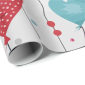 Hartballonnen Cadeaupapier (Rol Hoek)