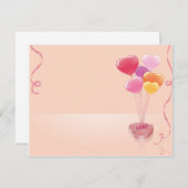 Hartballonnen & chocolade (Voorkant / Achterkant)