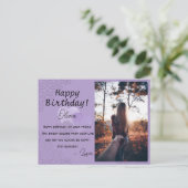 Hartballonnen en Patroon Custom Verjaardag Briefka Briefkaart (Staand voorkant)