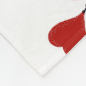 Hartballonnen Fleece Deken (Hoek)
