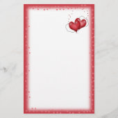 Hartballonnen met weinig hart briefpapier (Voorkant)