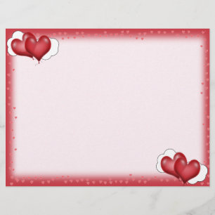 Hartballonnen met weinig hart flyer