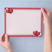 Hartballonnen met weinig hart flyer (Hand)