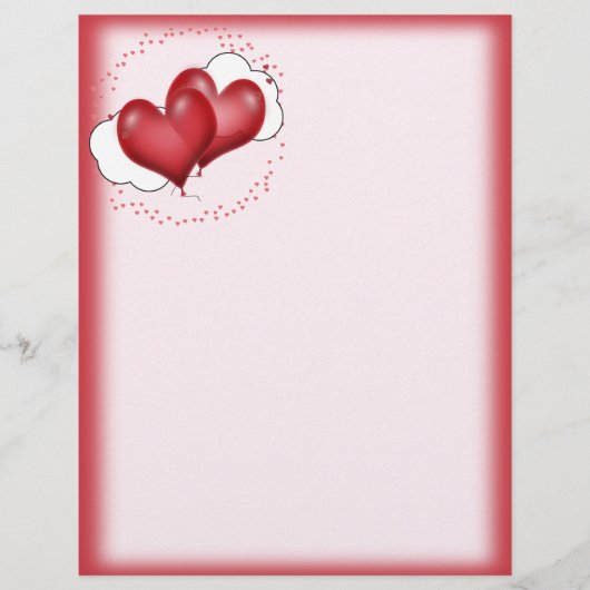 Hartballonnen met weinig hart flyer (Voorkant)