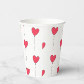 Hartballonnen Papieren Bekers (Rechts)