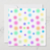 Hartballonnen Roze Meisjes 5e Verjaardagsfeest Kaart (Achterkant)