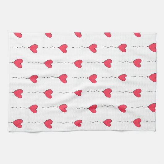 Hartballonnen Theedoek (Horizontaal)