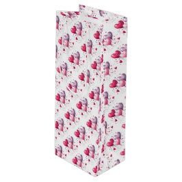 Hartballonnen Valentijn Wijn Cadeautas