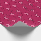 hartballonpatroon cadeaupapier (Hoek)