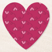 hartballonpatroon kartonnen onderzetters (Voorkant)