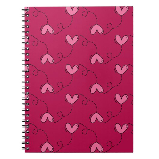 hartballonpatroon notitieboek (Voorkant)