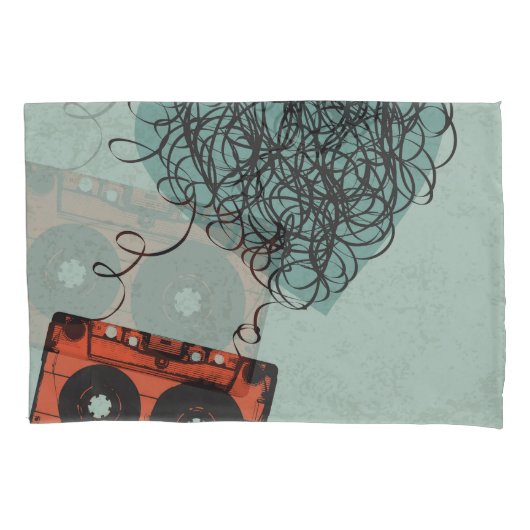 Hartband: cassetteillustratie kussensloop (Voorkant)