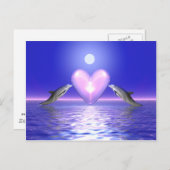 Hartbellers - Dolfijnen Briefkaart (Voorkant / Achterkant)