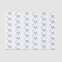 Hartbeten en haaien | Baby showers tissuepapier