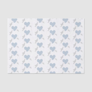 Hartbeten en haaien Baby showers tissuepapier