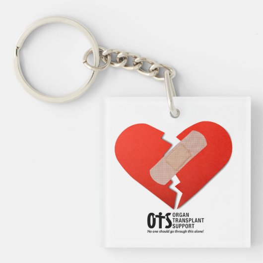 Hartbewustzijn, chirurgie, geschenk voor herstel v sleutelhanger (voorkant)