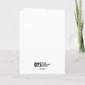 Hartbewustzijn, chirurgie, geschenk voor overleven kaart (Achterkant)