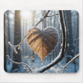 Hartblad in winterse Bossen Muismat (Voorkant)