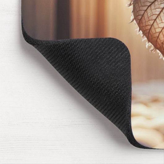 Hartblad op wintertak muismat (Hoek)